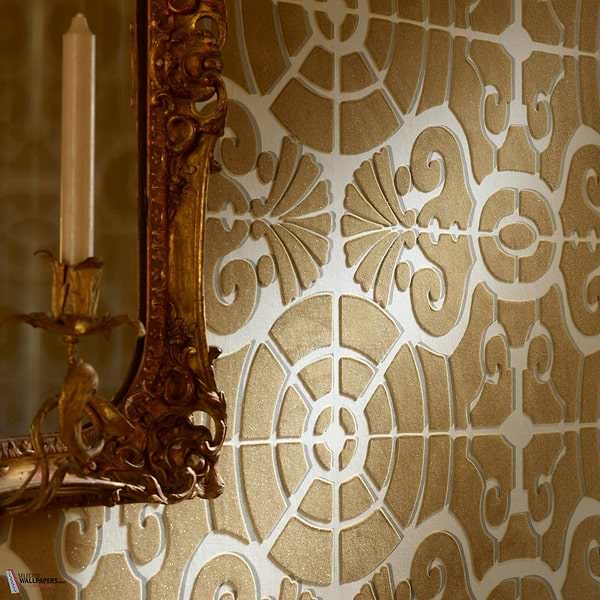 L'allée du Roi Flock Tapete-Pierre Frey-Selected Wallpapers-Interiors