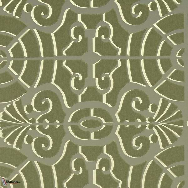 L'allée du Roi wallpaper-Pierre Frey-Epinard-Roll-Selected Wallpapers-Interiors