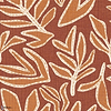 Lanzea behang-Casamance-Terracotta/Safran-Rol-Selected Wallpapers-Interiors