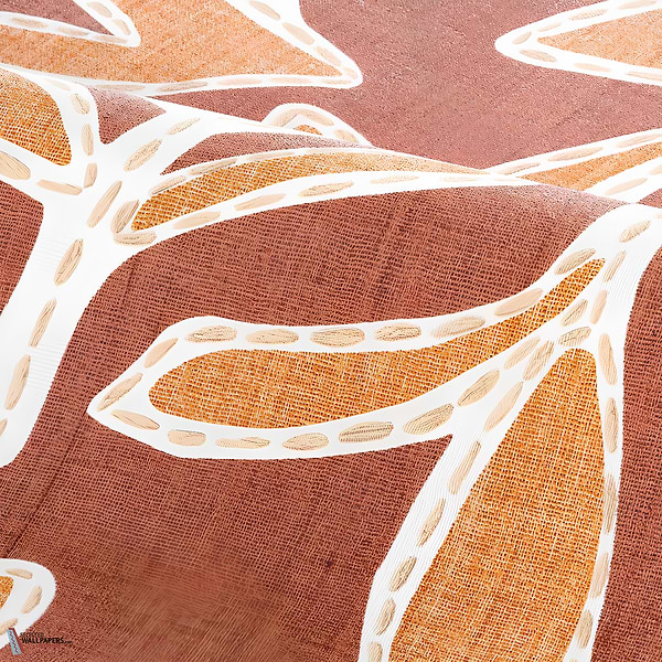 Lanzea behang-Casamance-Selected Wallpapers-Interiors