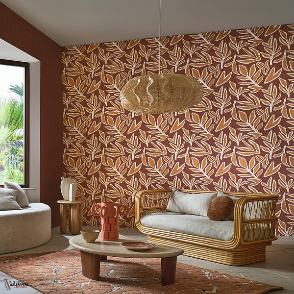 Lanzea behang-Casamance-Selected Wallpapers-Interiors