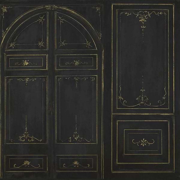 Lao Zi-Coordonne-behang-tapete-wallpaper-Coal-Non Woven-Selected-Wallpapers-Interiors