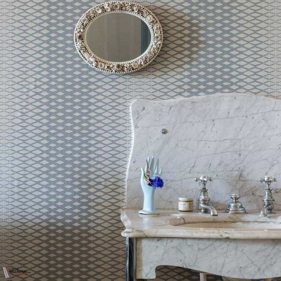 Lattice behang-Behang-Farrow & Ball-Selected Wallpapers &amp; Interiors