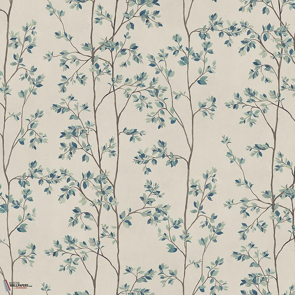 Laura wallpaper-Sandberg-Blue-Mattic-M2-Selected Wallpapers-Interiors