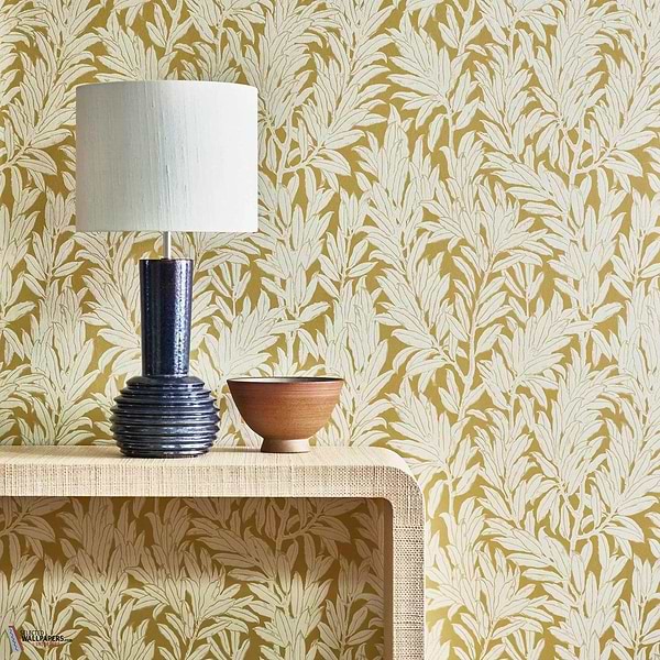 Laurel Leaf behang-1838 wallcoverings-Selected Wallpapers-Interiors