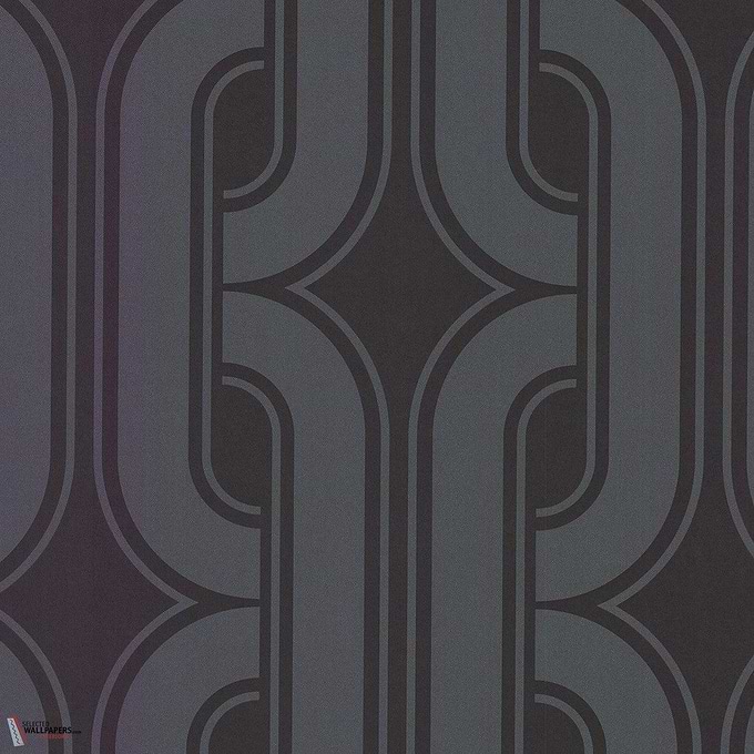 Lavaliers behang-Little Greene-Cinder-Rol-Selected Wallpapers-Interiors