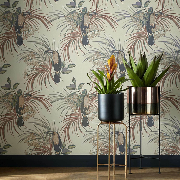 Le Toucan Tapete van 1838 wallcoverings