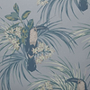 Le Toucan Tapete in Pale Blue van 1838 wallcoverings