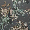 Le Toucan Tapete in Charcoal van 1838 wallcoverings
