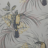 Le Toucan Tapete in Soft Grey van 1838 wallcoverings