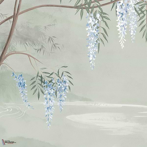 Le Vallon des Glycines behang-Les Dominotiers-Selected Wallpapers-Interiors