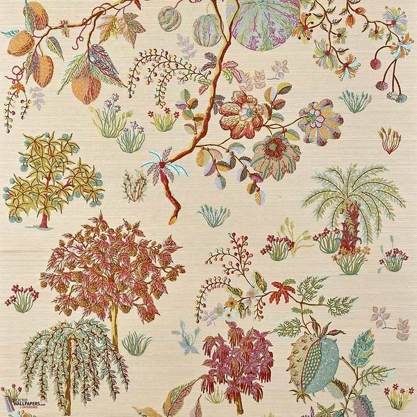 Le Verger Enchanté wallpaper-Pierre Frey-Printemps-Roll-Selected Wallpapers-Interiors