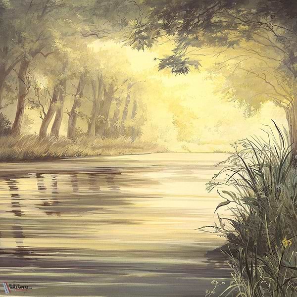 Le canal doré behang-Les Dominotiers-01-Non Woven 70 cm-M2-Selected Wallpapers-Interiors