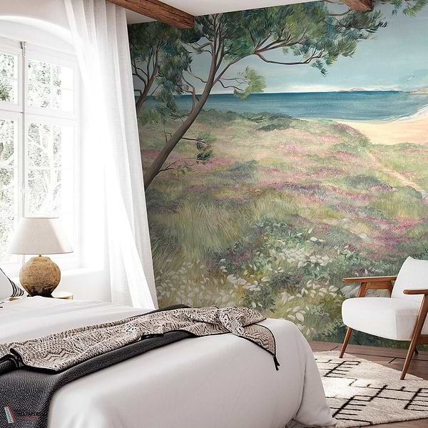Le sentier des douaniers behang-Les Dominotiers-Selected Wallpapers-Interiors