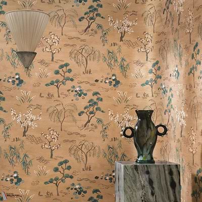 Legendes behang-Casamance-Selected Wallpapers-Interiors