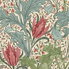Lent Lily behang-Morris & Co-Plum/Bayleaf-Rol-Selected Wallpapers-Interiors