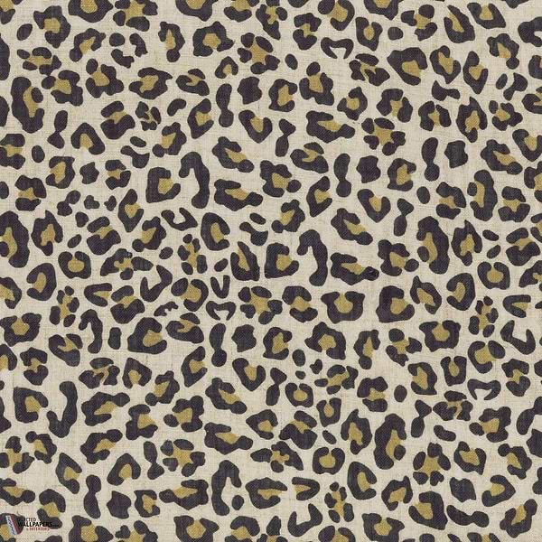 Léo stof-Casamance-Naturel noir-Meter (M1)-Selected Wallpapers-Interiors