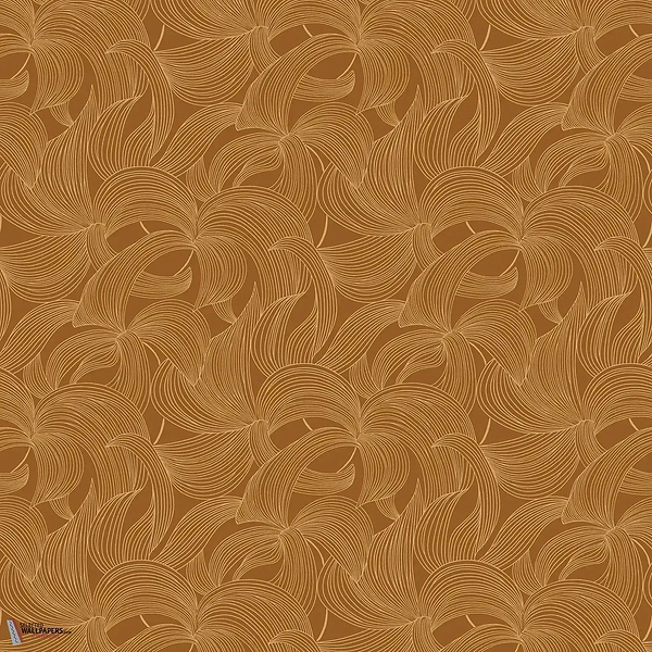 Leontine behang-Casamance-Ambre/Dore-Rol-Selected Wallpapers-Interiors