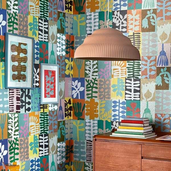 Les Feuillages behang-Pierre Frey-Selected Wallpapers-Interiors