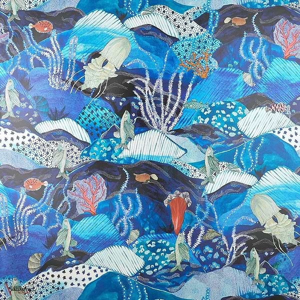 Les Maldives-Pierre Frey-wallpaper-behang-Tapete-wallpaper-02-Meter (M1)-Selected Wallpapers