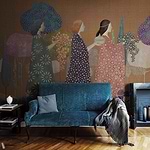 Les Princesses behang-LondonArt-Selected Wallpapers-Interiors