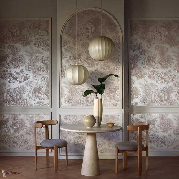 Les Repos du Toucan behang-Pierre Frey-Selected Wallpapers-Interiors