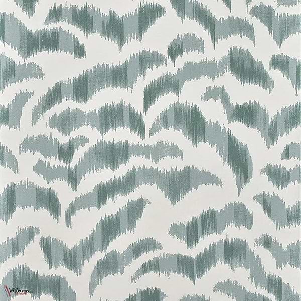 Les dunes behang-Pierre Frey-Celadon-Rol-Selected Wallpapers-Interiors