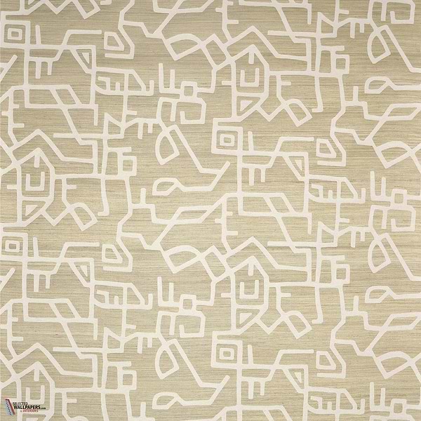 L'explorateur behang-Pierre Frey-Sable-Meter (M1)-Selected Wallpapers-Interiors