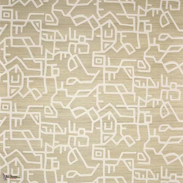 L'explorateur behang-Pierre Frey-Sable-Meter (M1)-Selected Wallpapers-Interiors