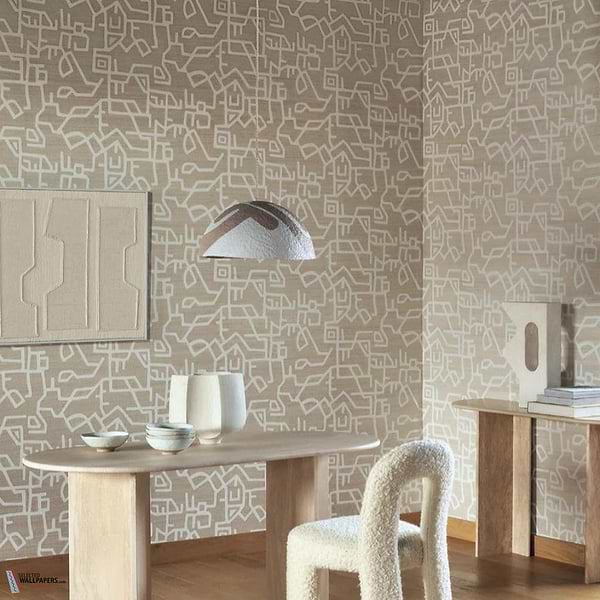 L'explorateur behang-Pierre Frey-Selected Wallpapers-Interiors