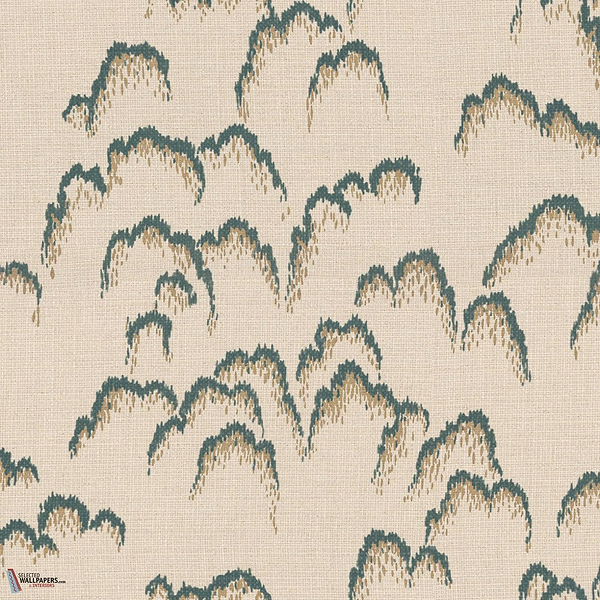 Lilaz stof-Dedar-Celadon-Meter (M1)-Selected Wallpapers-Interiors