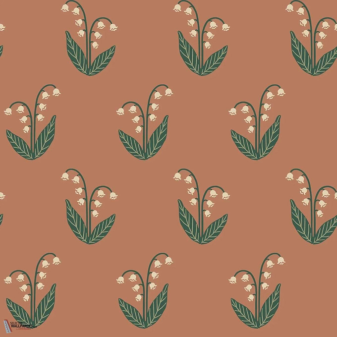 Lilly behang-Sandberg-Selected Wallpapers-Interiors