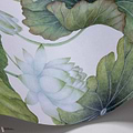 Lily Lotus behang-Cole & Son-wallpaper-tapete-White on Cream-Rol-Selected-Wallpapers-Interiors