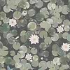 Lily Pads wallpaper-Little Greene-Normandy Grey-Set-Selected Wallpapers-Interiors