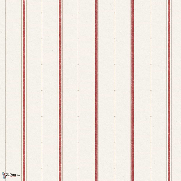 Lineal behang-Coordonne-Red-Non Woven-Rol-Selected Wallpapers-Interiors