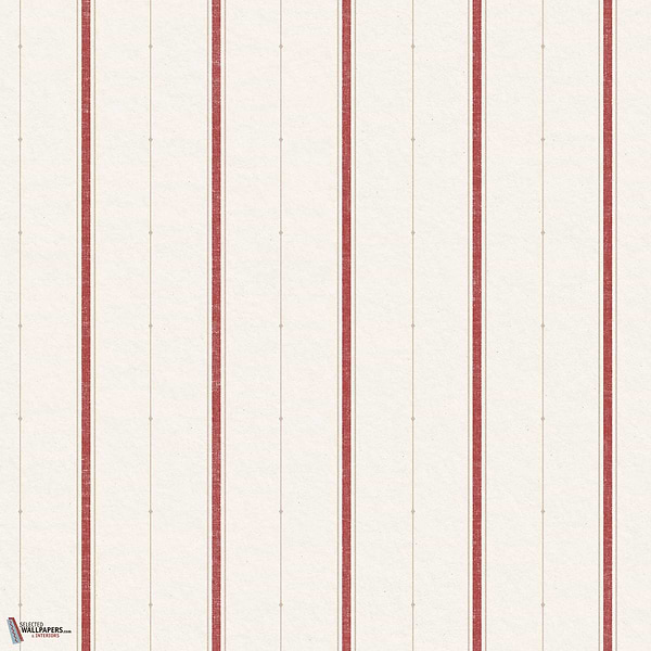 Lineal behang-Coordonne-Red-Non Woven-Rol-Selected Wallpapers-Interiors