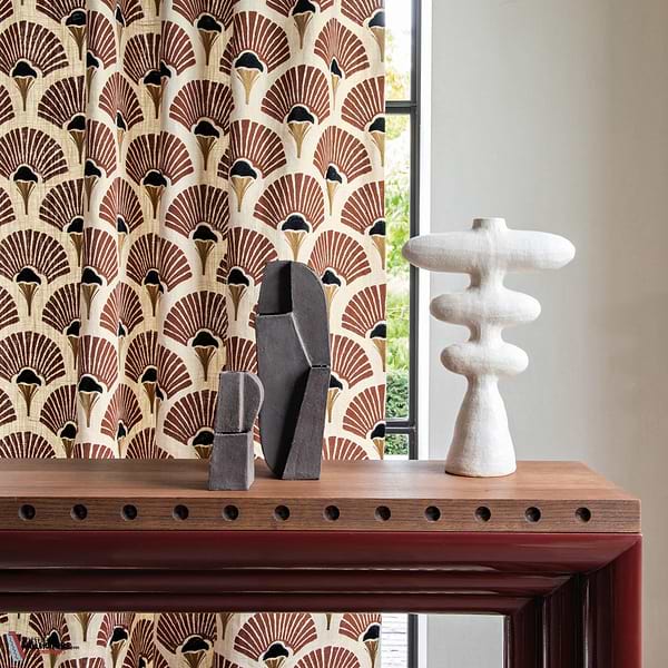 Linefolia stof-Casamance-Selected-Wallpapers-Interiors