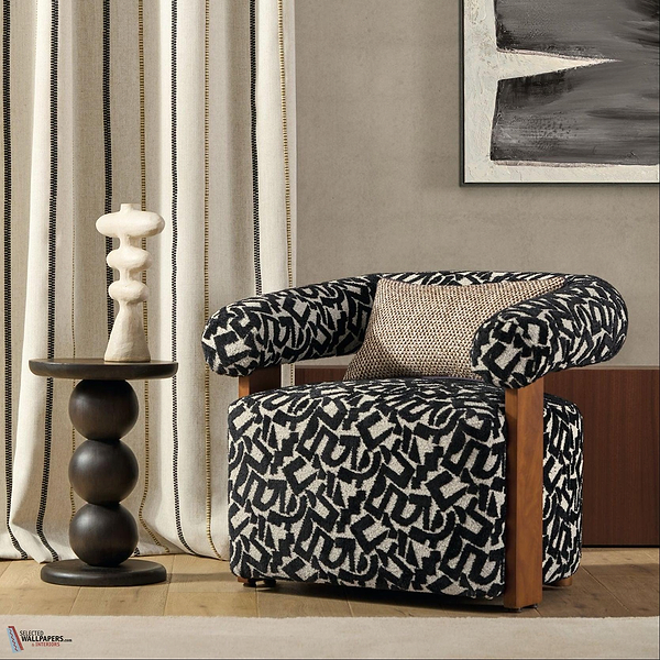 Litha fabric-Camengo-Selected Wallpapers-Interiors