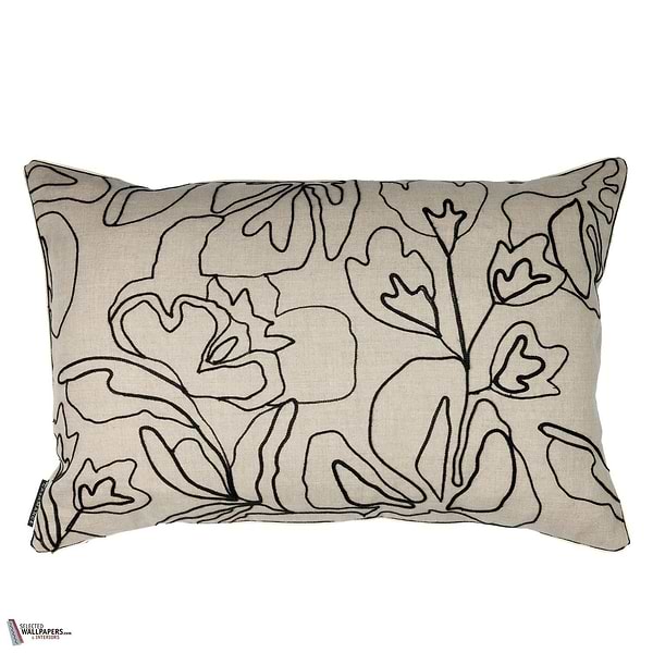 Lomasi kussen-Casamance-Noir-40 x 60 cm-Selected Wallpapers-Interiors