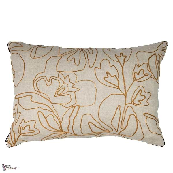 Lomasi kussen-Casamance-Ocre-40 x 60 cm-Selected Wallpapers-Interiors