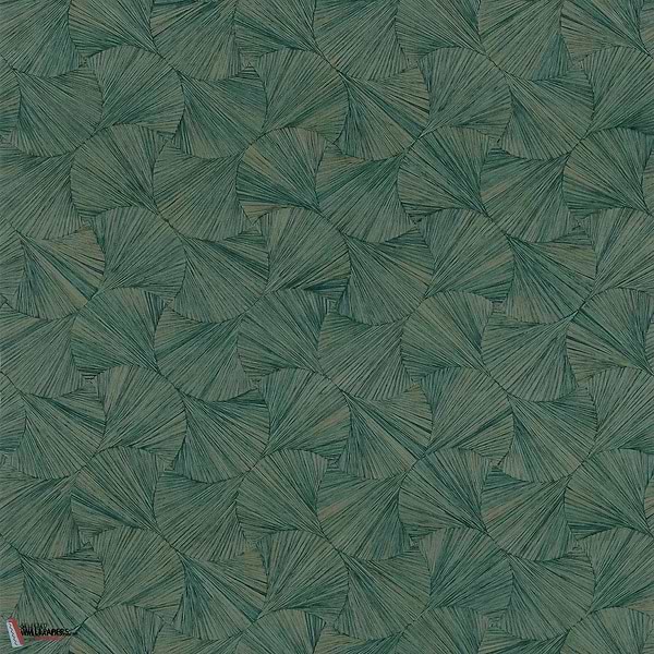 Lombok-Casamance-wallpaper-behang-Tapete-wallpaper-Emeraude-Rol-Selected Wallpapers