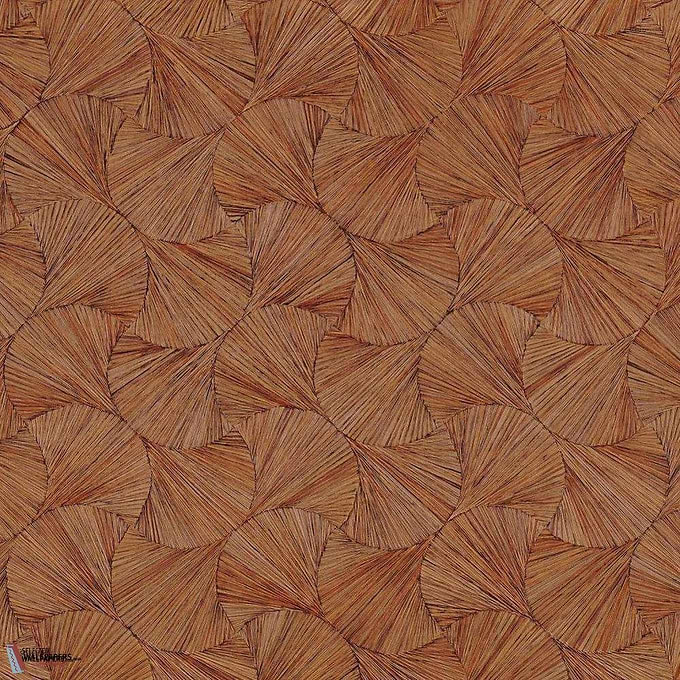 Lombok-Casamance-wallpaper-behang-Tapete-wallpaper-Terre de Sienne-Rol-Selected Wallpapers