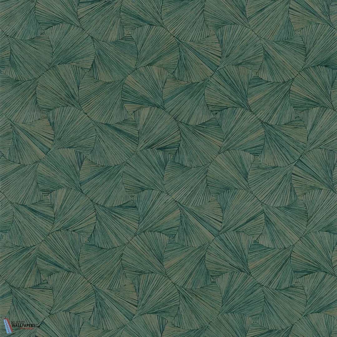 Lombok-Casamance-wallpaper-behang-Tapete-wallpaper-Emeraude-Rol-Selected Wallpapers