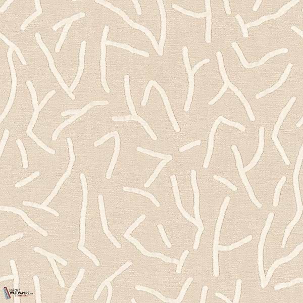 Loreak stof-Dedar-Bianco polare-Meter (M1)-Selected Wallpapers-Interiors