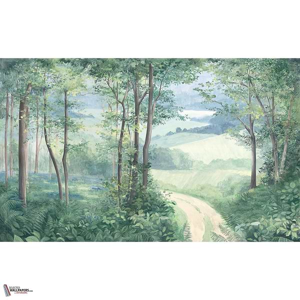 L'orée du bois behang-Les Dominotiers-01-Non Woven (70 cm)-M2-Selected Wallpapers-Interiors