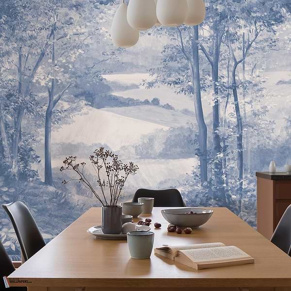 L'orée du bois behang-Les Dominotiers-Selected Wallpapers-Interiors