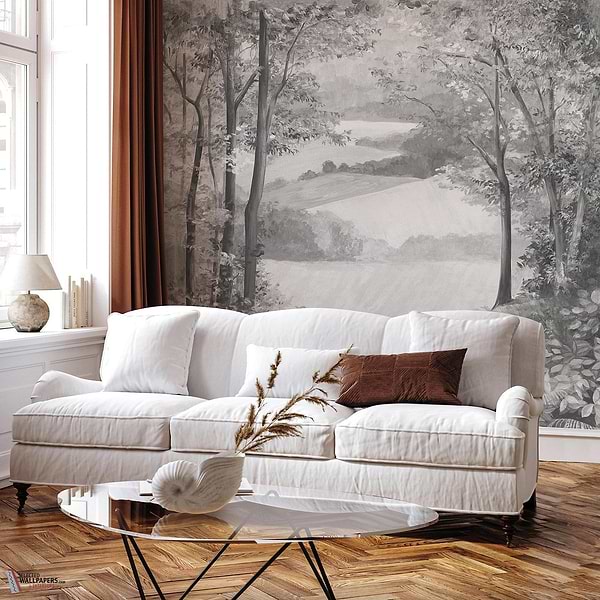 L'orée du bois behang-Les Dominotiers-Selected Wallpapers-Interiors