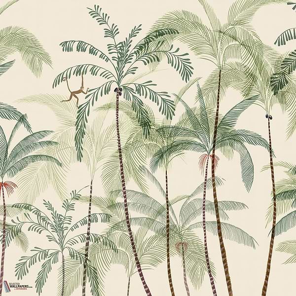 Louie wallpaper-Sandberg-Green-Mattic-M2-Selected Wallpapers-Interiors