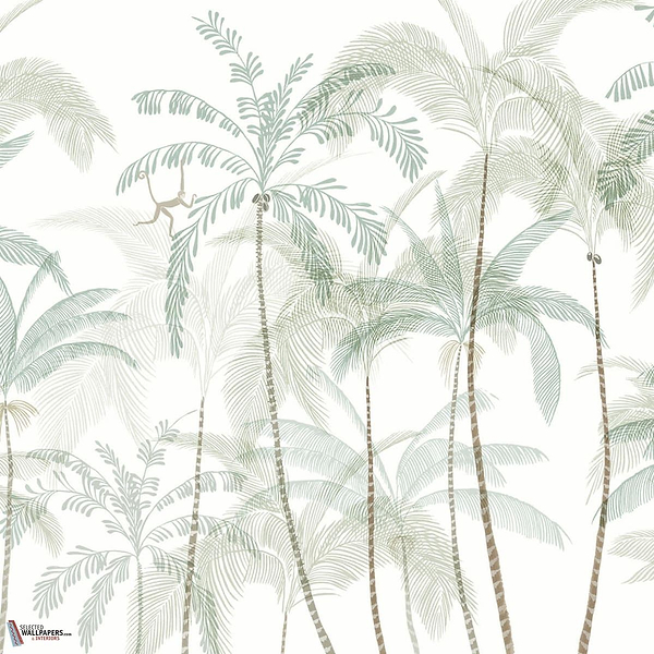 Louie behang-Sandberg-Light Green-Mattic-M2-Selected Wallpapers-Interiors
