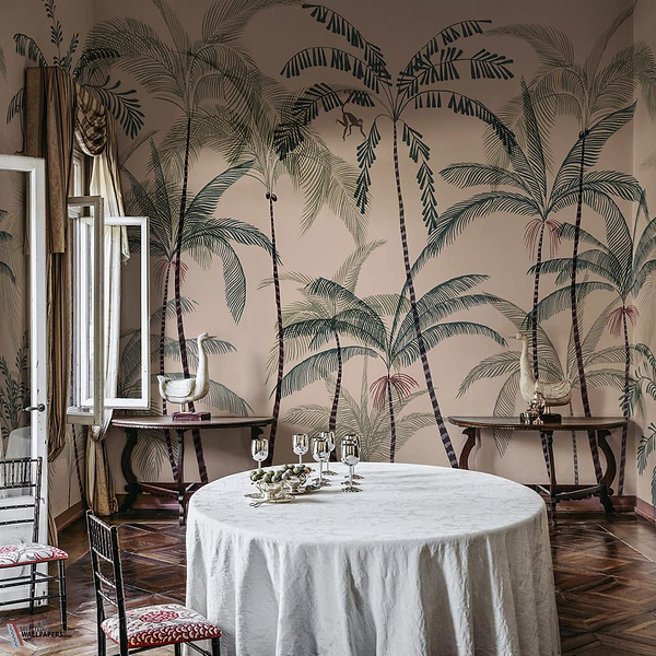 Louie behang-Sandberg-Selected Wallpapers-Interiors